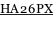HA26PX