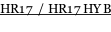 HR17 / HR17HYB